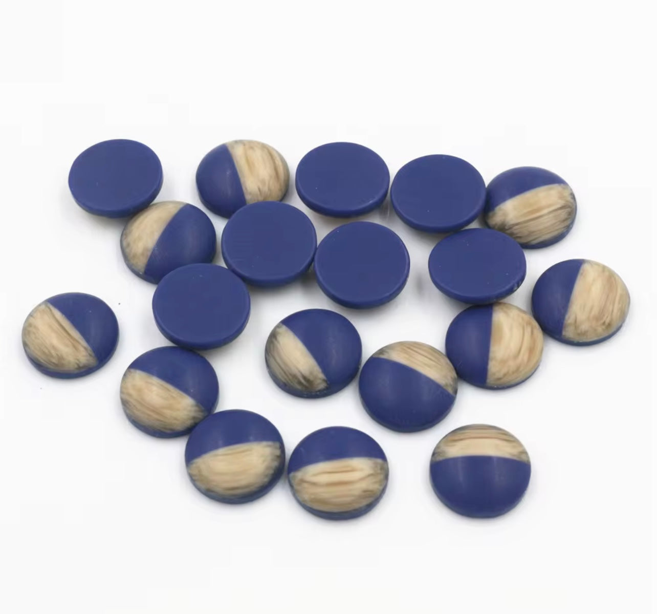 12mm Mix Colors Wood Grain Frosted Imitation