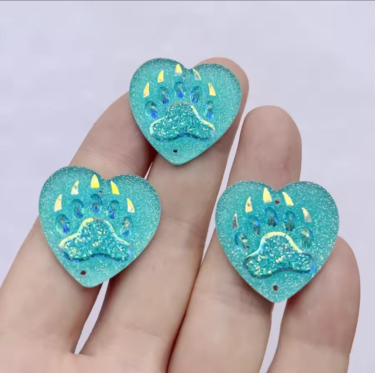 Bear claw hearts