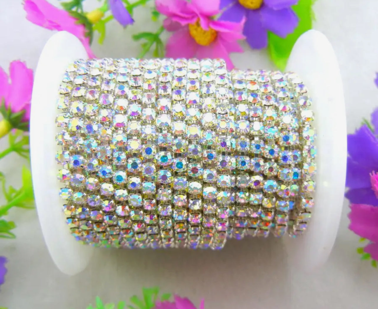 Ss6 Rhinestone metal banding