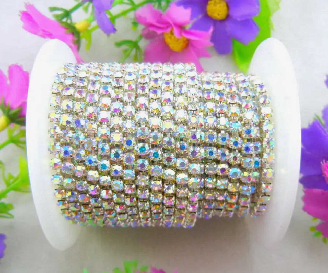 Ss6 Rhinestone metal banding