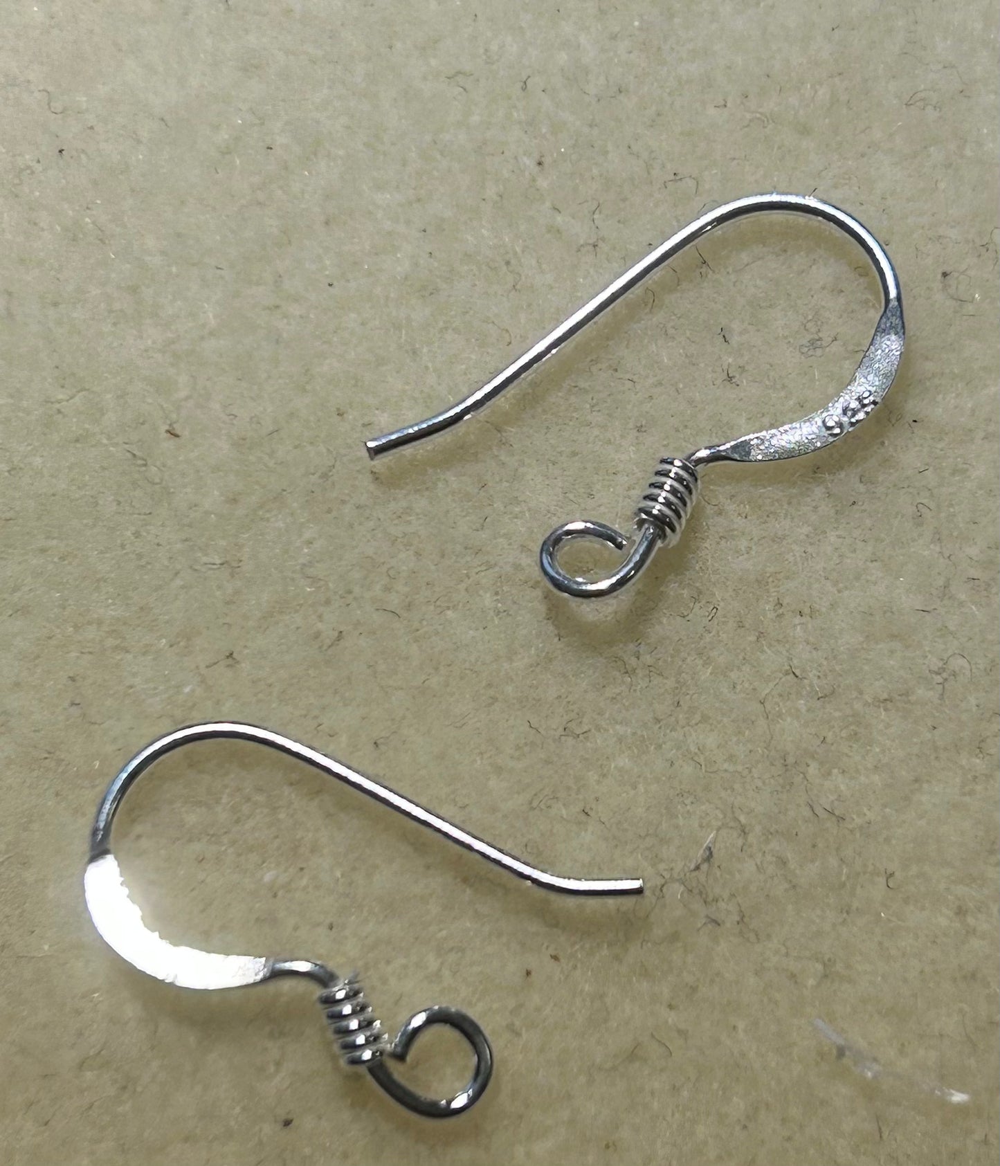 925 sterling silver Earring with spring