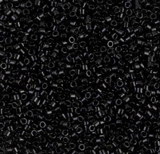 Black Delica Beads