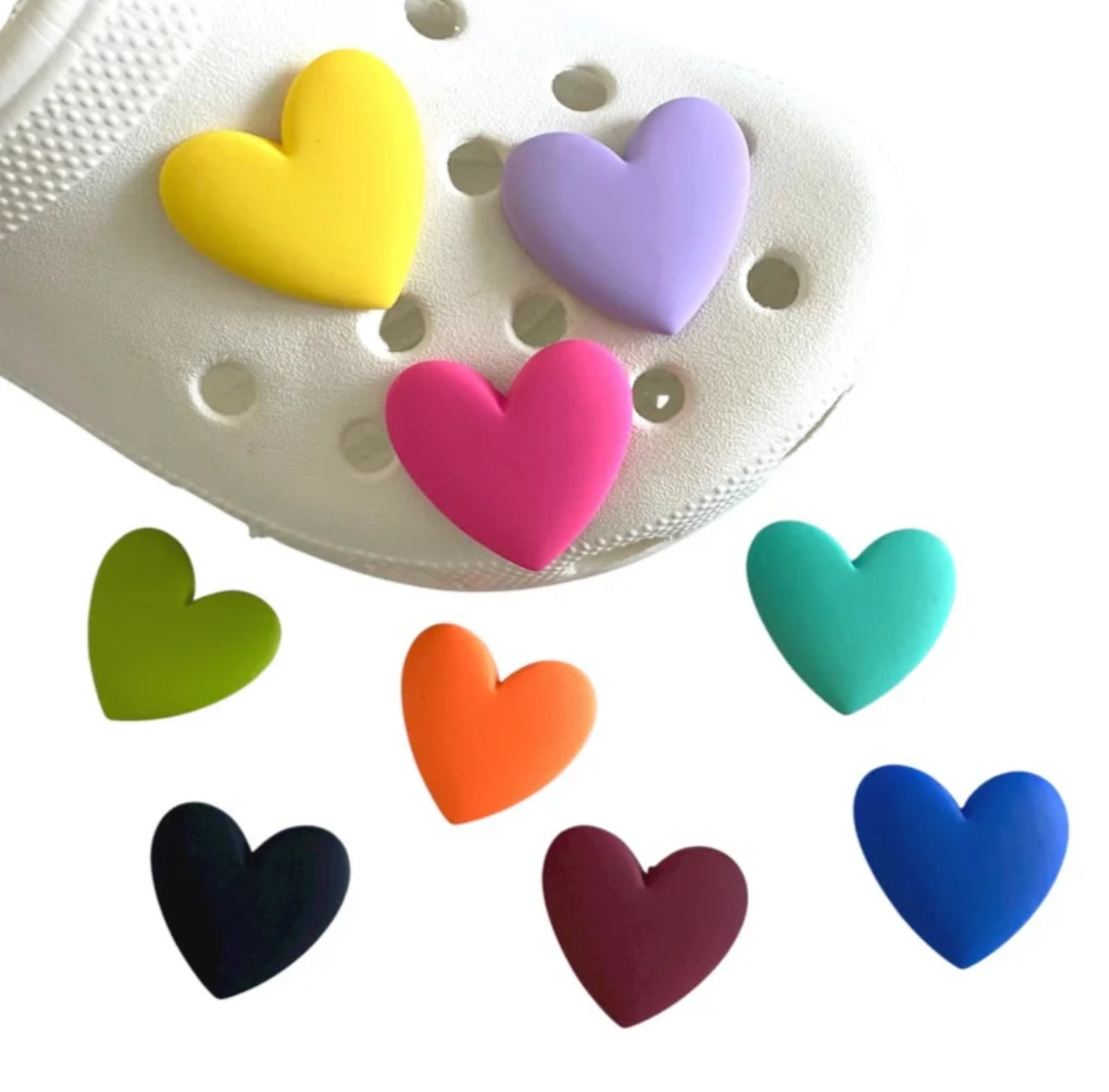 Matte heart shoe insert