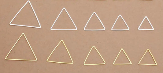 Brass Triangle Connectors