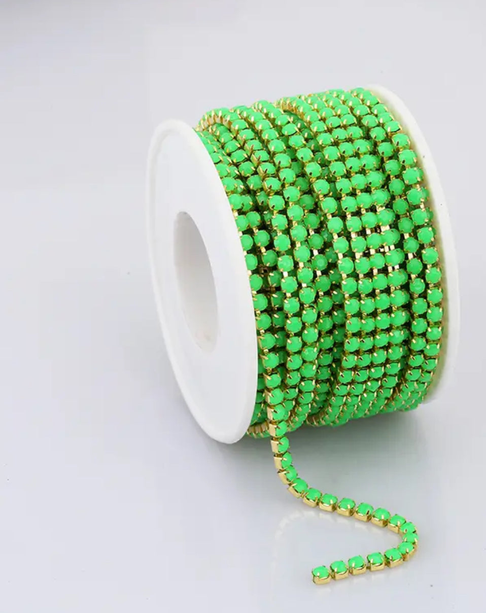 Ss6 Rhinestone metal banding